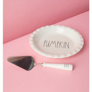 Rae Dunn Ceramic Pumpkin Pie plate